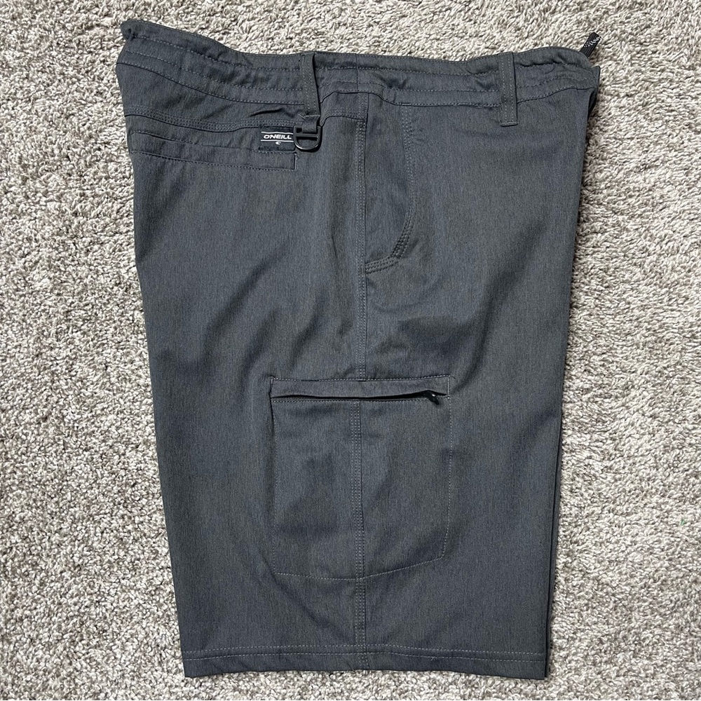 O'Neill Crossover Hybrid Performance Shorts Grey Striped Men’s 34